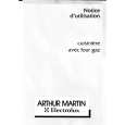 ARTHUR MARTIN ELECTROLUX CG6034-1 Instrukcja Obsługi