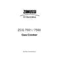 ZANUSSI ZCG7550BKN Instrukcja Obsługi