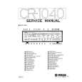 YAMAHA CR1040 Instrukcja Serwisowa
