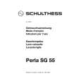 SCHULTHESS PERLASG55 WS Instrukcja Obsługi