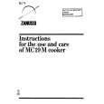 ZANUSSI MC19M Instrukcja Obsługi