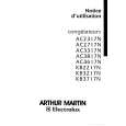 ARTHUR MARTIN ELECTROLUX AC2017M Instrukcja Obsługi
