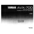 YAMAHA AVX-700 Instrukcja Obsługi