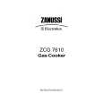 ZANUSSI ZCG7610SVN Instrukcja Obsługi