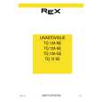 REX-ELECTROLUX TQ12A-AE Instrukcja Obsługi