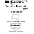 RADIOTONE TV370AV Instrukcja Serwisowa