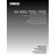 YAMAHA AX-492 Instrukcja Obsługi