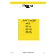 REX-ELECTROLUX RTI7X Instrukcja Obsługi