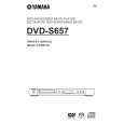 YAMAHA DVD-S657 Instrukcja Obsługi
