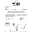 YAMAHA VP-500 Instrukcja Obsługi