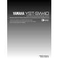 YAMAHA YST-SW40 Instrukcja Obsługi
