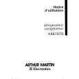 ARTHUR MARTIN ELECTROLUX AR8707D Instrukcja Obsługi