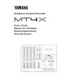 YAMAHA MT4X Instrukcja Obsługi