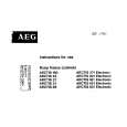AEG Arctis 501 Elec Instrukcja Obsługi
