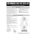 YAMAHA NS-55 Instrukcja Obsługi