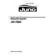 JUNO-ELECTROLUX JSI7860E Instrukcja Obsługi