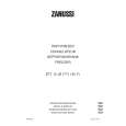 ZANUSSI ZFT 12 JB Instrukcja Obsługi