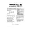 YAMAHA MCX-10 Instrukcja Obsługi