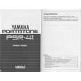 YAMAHA PSR-41 Instrukcja Obsługi