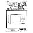 ZANUSSI MW2135 Instrukcja Obsługi