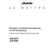 JUNO-ELECTROLUX JDK9570E Instrukcja Obsługi