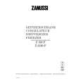 ZANUSSI Z2130F Instrukcja Obsługi