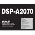YAMAHA DSP-A2070 Instrukcja Obsługi