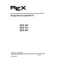 REX-ELECTROLUX RFB36S Instrukcja Obsługi