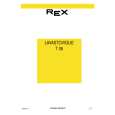 REX-ELECTROLUX T06 Instrukcja Obsługi
