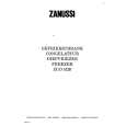 ZANUSSI ZUD5120 Instrukcja Obsługi
