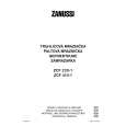 ZANUSSI ZCF410-1 Instrukcja Obsługi