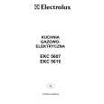 ELECTROLUX EKC5607 Instrukcja Obsługi