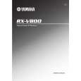 YAMAHA RX-V800 Instrukcja Obsługi