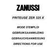 ZANUSSI ZER325X Instrukcja Obsługi