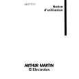 ARTHUR MARTIN ELECTROLUX ASF651W Instrukcja Obsługi