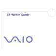 SONY PCV-W1/F VAIO Podręcznik Oprogramowania
