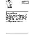 ZANUSSI ZC2301/2T Instrukcja Obsługi