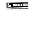 LUXMAN LUXMAN 1500 Instrukcja Serwisowa
