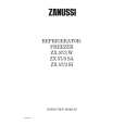 ZANUSSI ZX57/3SA Instrukcja Obsługi