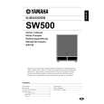 YAMAHA SW500 Instrukcja Obsługi