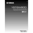 YAMAHA YST-SW800 Instrukcja Obsługi