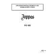 ZOPPAS PO420 Instrukcja Obsługi