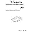 ELECTROLUX EFT611G Instrukcja Obsługi
