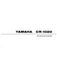 YAMAHA CR1020 Instrukcja Obsługi