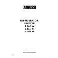 ZANUSSI Z56/3SR Instrukcja Obsługi