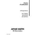 ARTHUR MARTIN ELECTROLUX AR8393C Instrukcja Obsługi