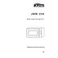 JUNO-ELECTROLUX JMW230B Instrukcja Obsługi