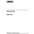 ZANUSSI ZOU344N Instrukcja Obsługi