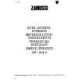 ZANUSSI ZFC14/4D Instrukcja Obsługi