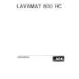 AEG Lavamat 800 HC Instrukcja Obsługi